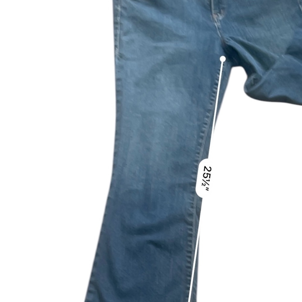 DKNY Ludlow denim blue jeans petites 12R 5 pocket design zipper button stretchy - Picture 14 of 16